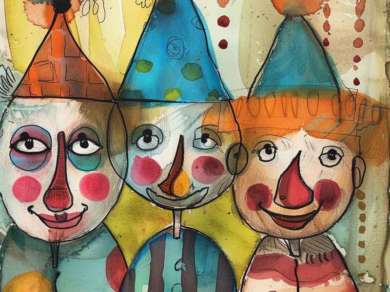 剪子儿童画 - 儿童画剪刀