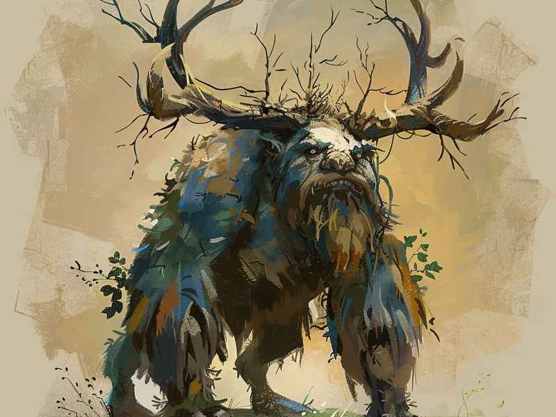 奇幻动物插画（奇幻动物插画素材）