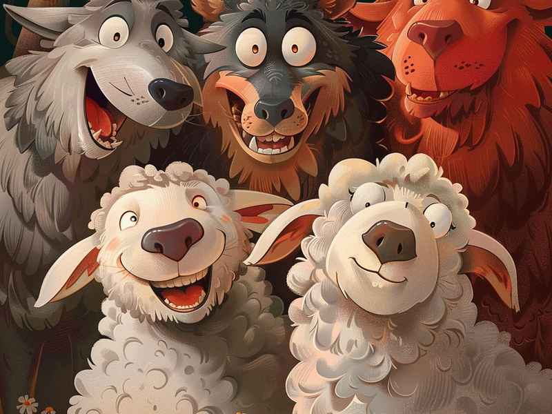 披着狼皮的羊绘本教案 披着狼皮的羊绘本教案反思