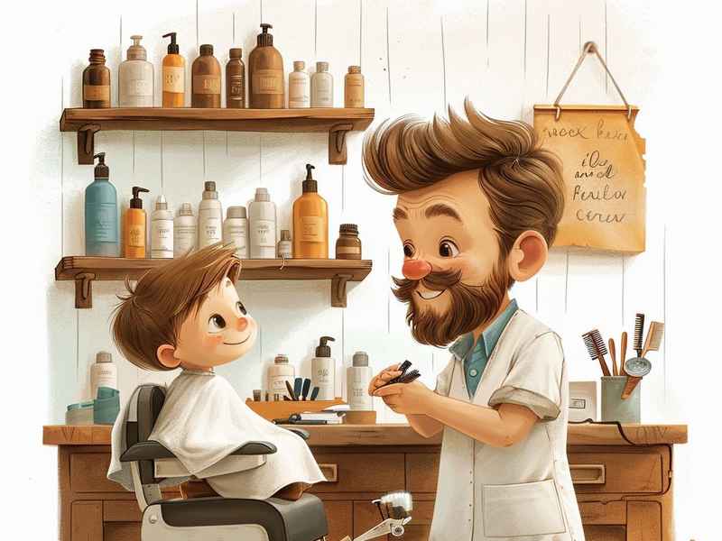 民间儿童理发故事 幼儿故事理发师的奇遇