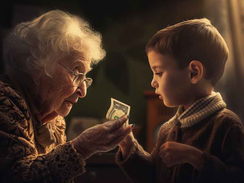 关于老人给小孩儿奖励的故事 - 关于老人给小孩儿奖励的故事作文