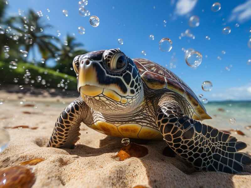 海龟讲故事，给海龟讲故事