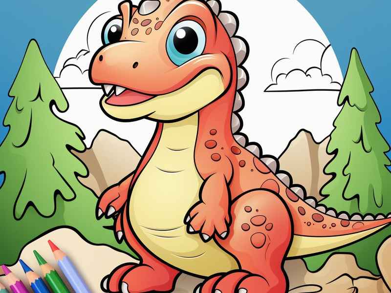 儿童寓言故事涂色书（寓言故事涂色简笔画）