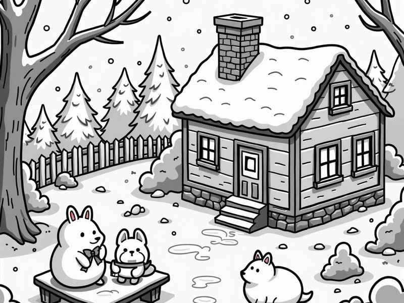 寒假的故事绘本图片（寒假的故事绘本图片简笔画）