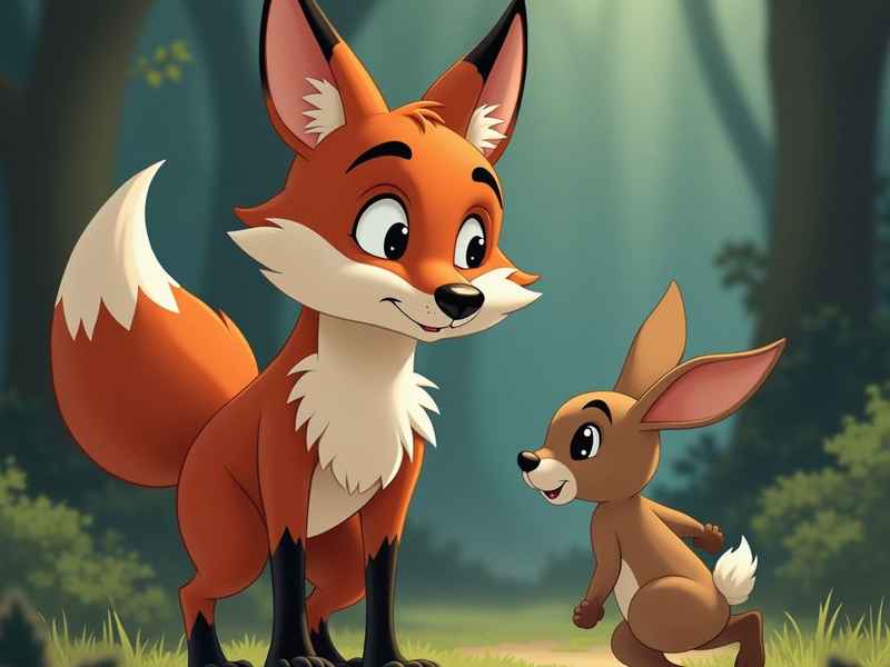 狐狸和兔子的故事幼儿故事（狐狸和兔子的故事幼儿故事简短）