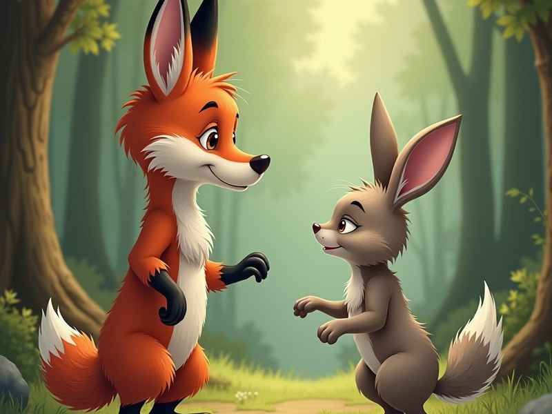 狐狸和兔子故事完整版，狐狸和兔子故事完整版图片