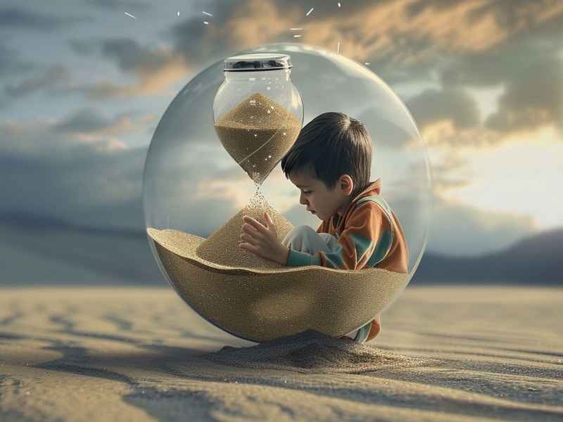 沙漠里的儿童故事 - 沙漠里面的故事