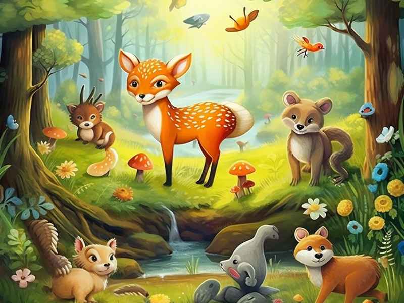 森林动物的故事，森林动物的故事简短