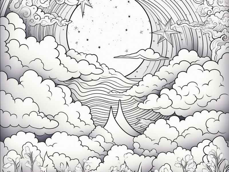 关于月亮的故事简笔画（关于月亮的故事简笔画图片）