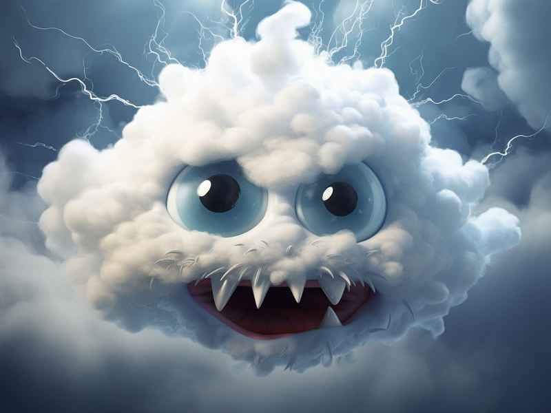 怪兽形状的云朵（怪兽形状的云朵叫什么）