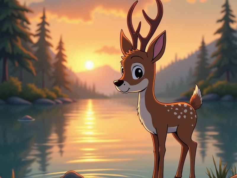 感动的小鹿儿童故事，小鹿的故事读后感