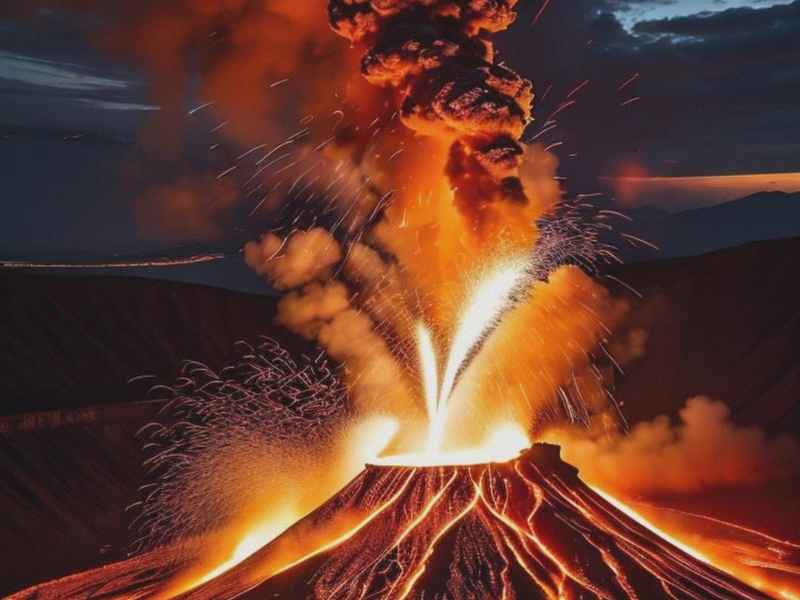 火山爆发的图片 火山爆发的图片的心情