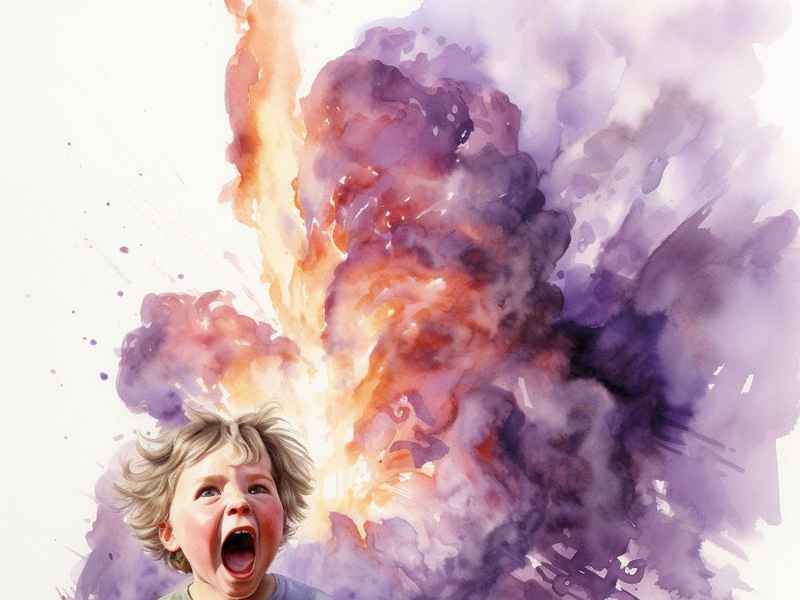 火山爆发 儿童；火山爆发 儿童画