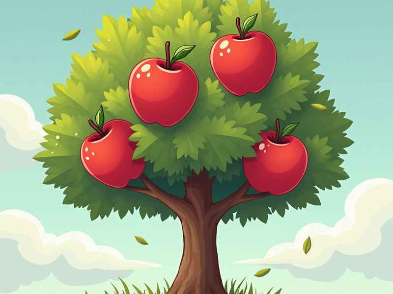 快乐的苹果儿童故事（快乐的苹果树幼儿故事试讲）