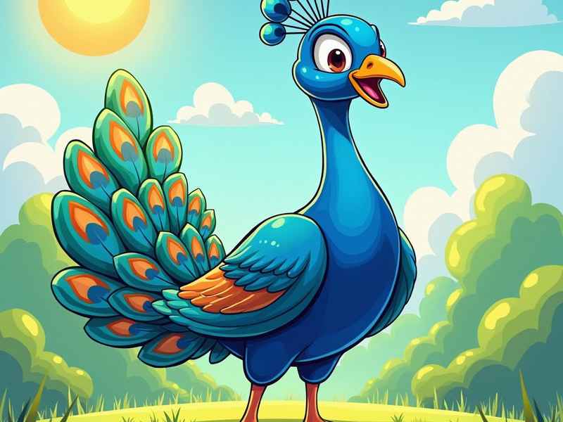 后悔的孔雀儿童故事 后悔的孔雀故事教案