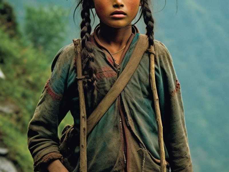 山区儿童上学故事（山区儿童上学艰辛图片）