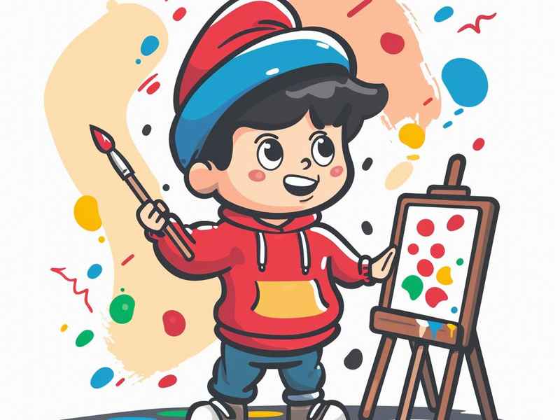 雷锋故事儿童绘画 雷锋故事的绘画
