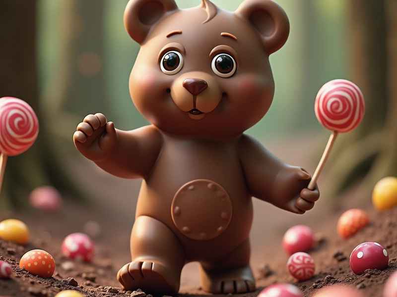 故事小熊买糖果，讲故事小熊买糖果