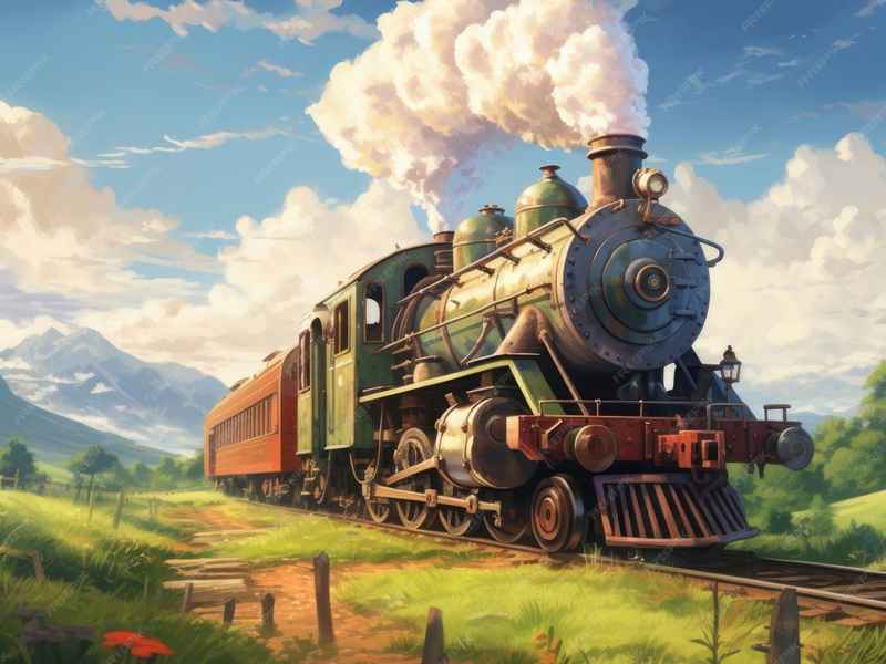 火车故事儿童有声绘本，火车的故事绘本