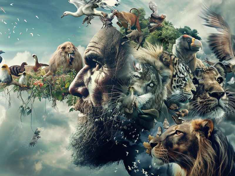 奇幻 动物（奇幻动物世界绘画）