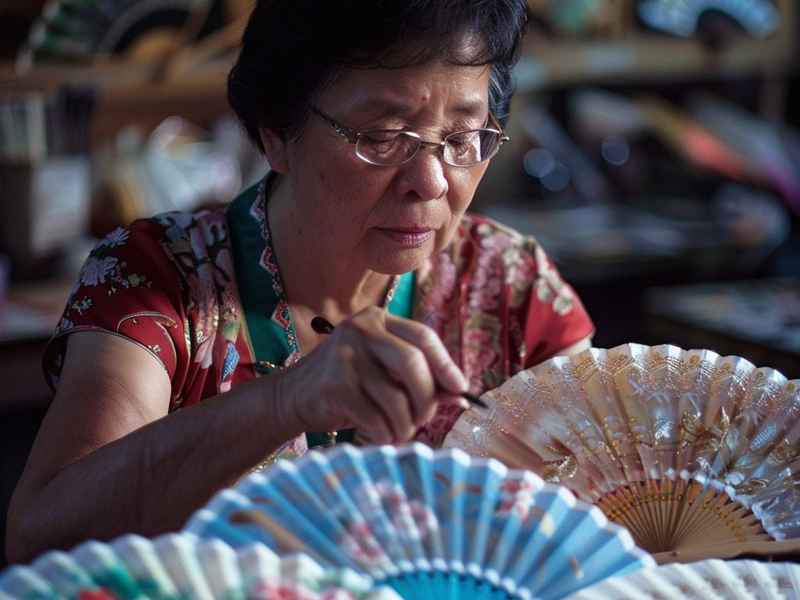 关于扇子的故事 关于扇子的故事100字