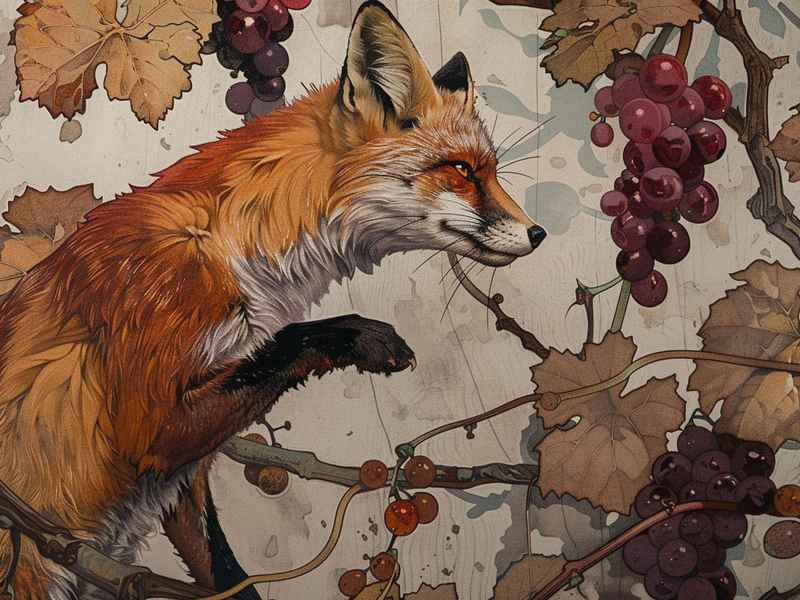 狐狸和葡萄的故事（狐狸和葡萄的故事原文）