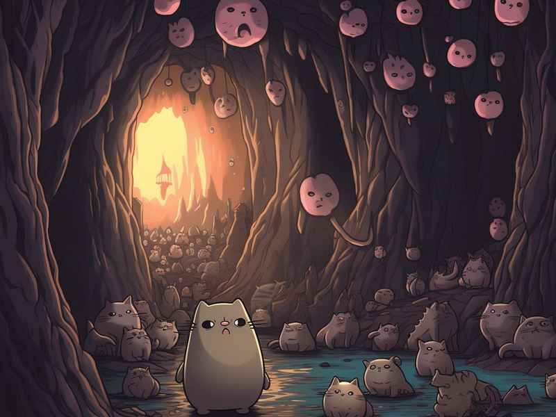 山洞里有怪物（山洞里有怪物的动画片）