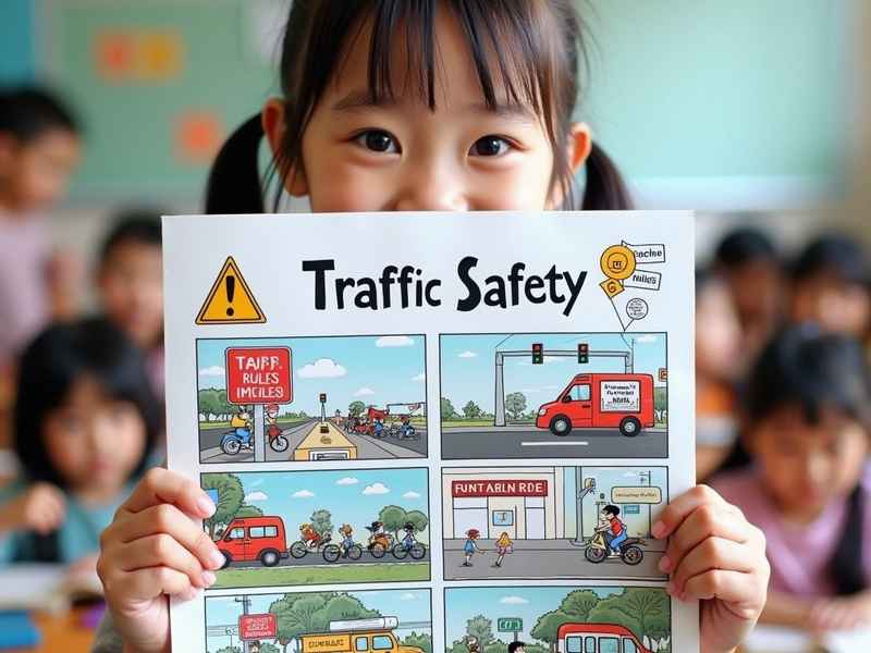 关于交通的儿童画画、关于交通的儿童绘画