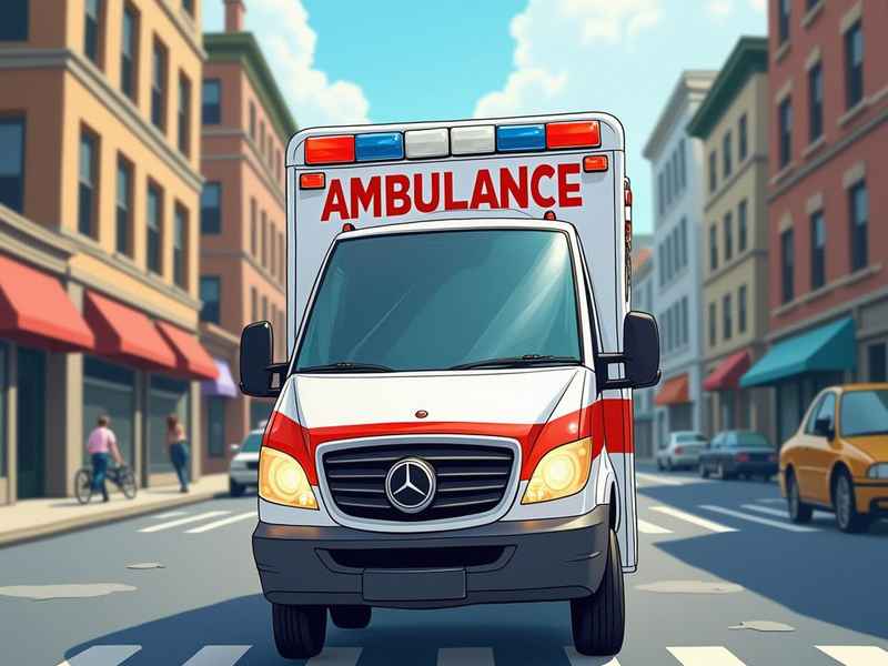 救护车儿童画 救护车简笔画 儿童画 步骤