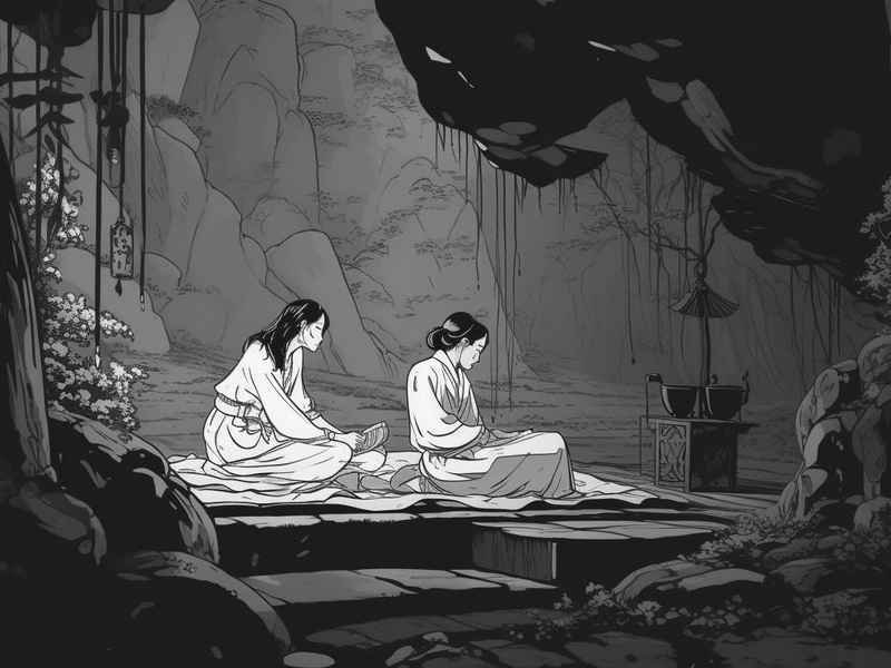 故事插画简笔画（故事插画简笔画 黑白版）