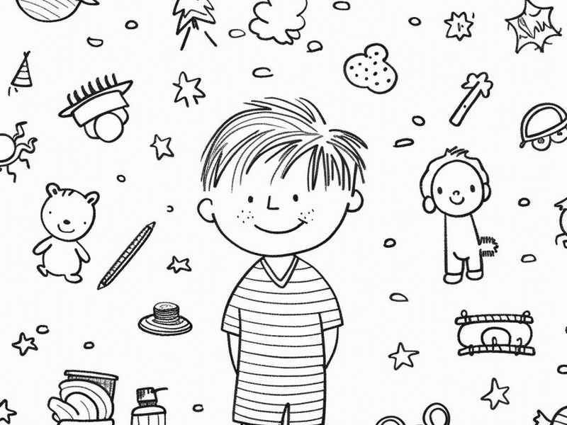 儿童自理手抄报黑白色 - 儿童自理手抄报黑白色模板 儿童自理手抄报黑白色 - 儿童自理手抄报黑白色模板