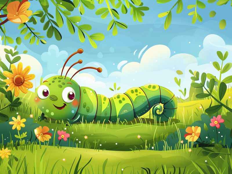 故事毛毛虫图片，故事毛毛虫图片大全