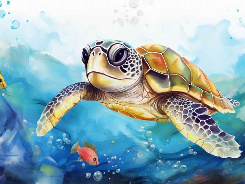 海龟 童话（海龟童话作文三年级）