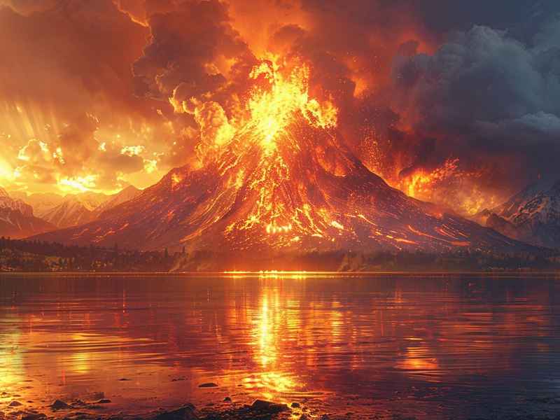 火山爆发的故事50字 - 火山爆发的故事50字作文