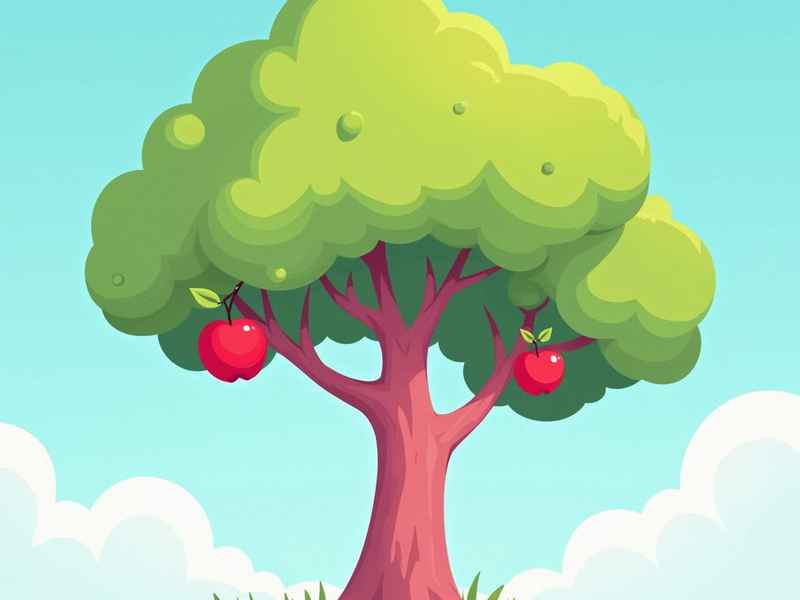 快乐的苹果儿童故事（快乐的苹果树幼儿故事试讲）