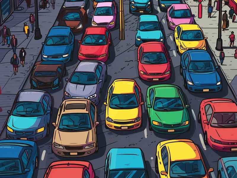 关于交通的儿童绘画 - 关于交通的儿童绘画作品