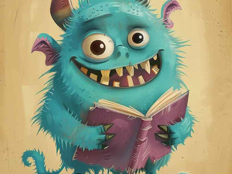 关于怪物的小故事、关于怪物的小故事英语