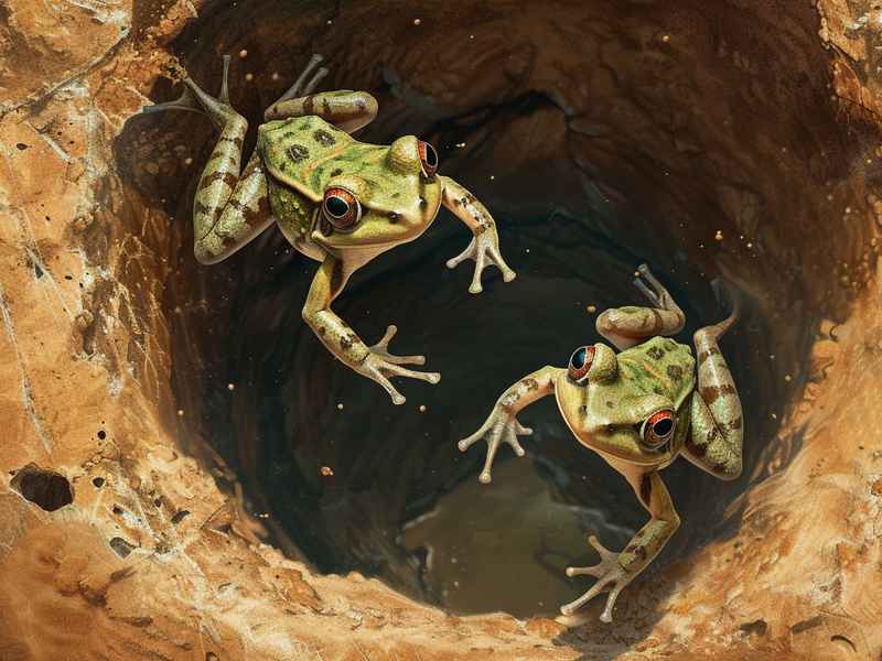 井底青蛙猜歇后语（井底的青蛙下一句歇后语）