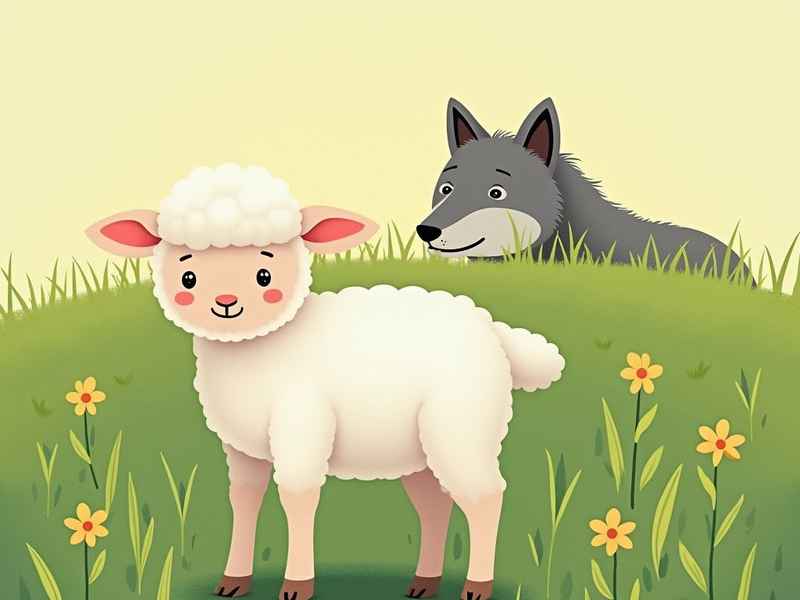 狼与七只小羊儿童睡前故事、幼儿睡前故事狼和七只小羊