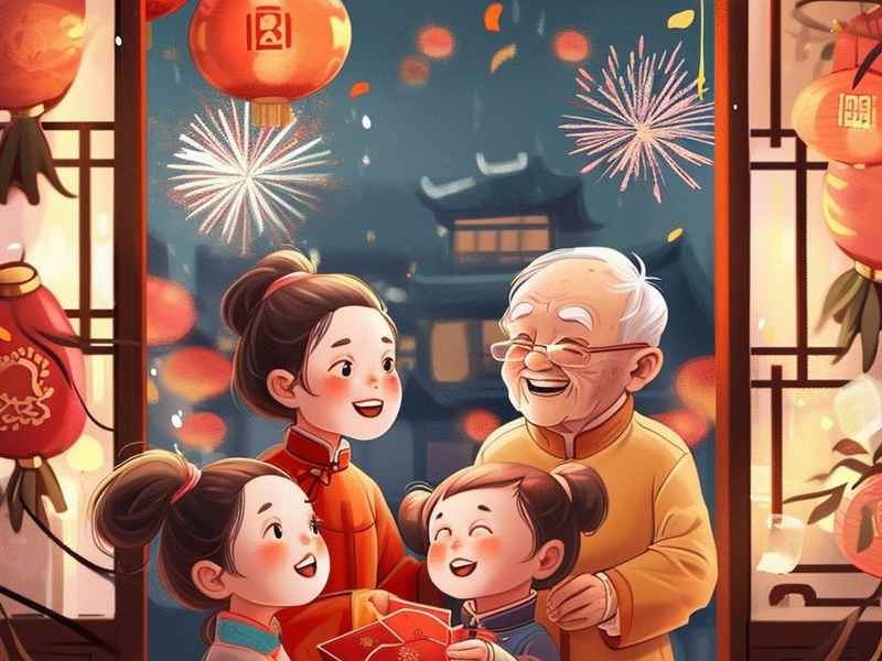 关于过年的画、关于过年的画怎么画