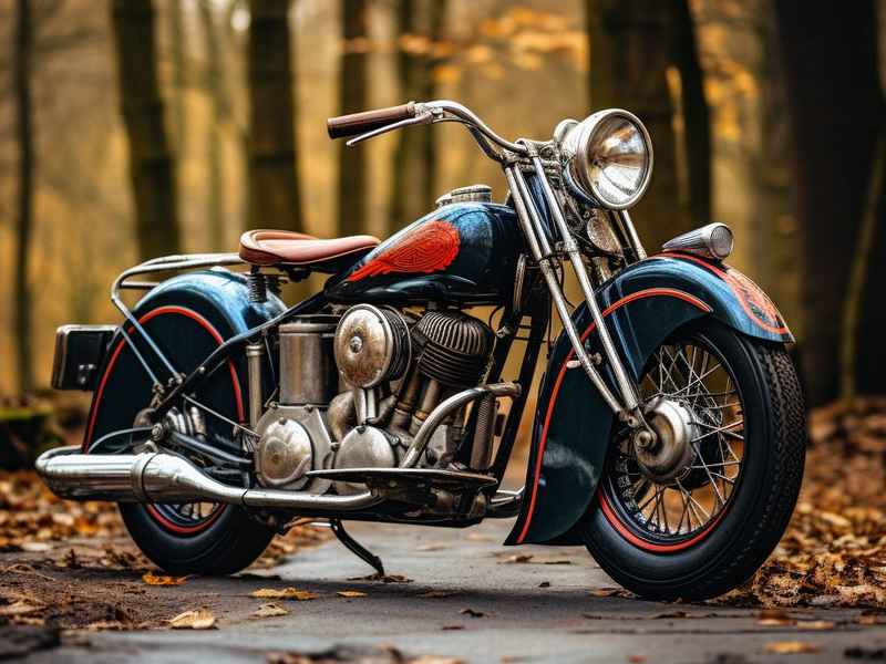 摩托车儿童画画简单；儿童画摩托车简单画法