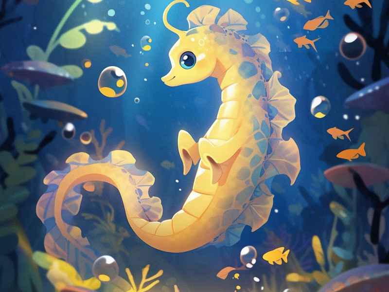 海马的故事儿童绘本；关于海马的绘本故事