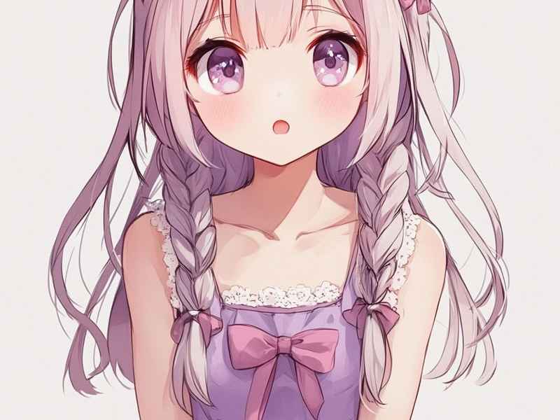 猫耳少女童话故事，猫耳少女简笔画可爱