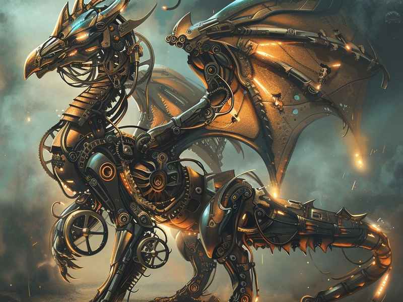 机械龙的故事，机械龙的故事黑粉色是哪个