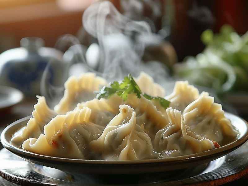 饺子的故事给我们讲一遍 饺子的故事给我们讲一遍英语