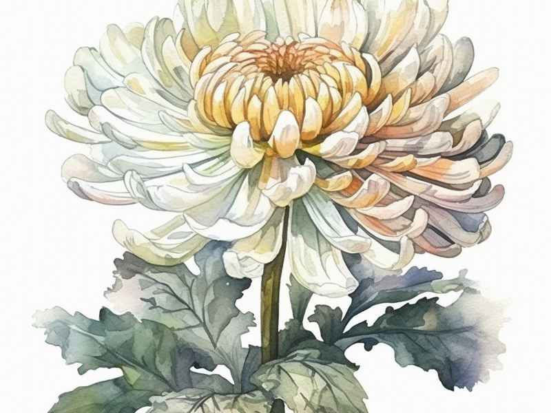 菊花的绘本故事（菊花的绘本故事图片）