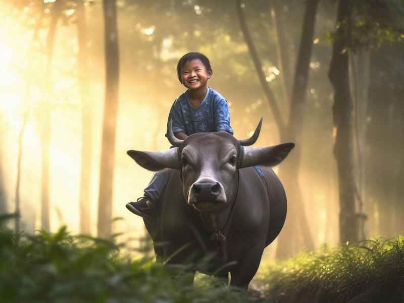 民间故事放牛娃的故事，放牛娃的民间传奇故事
