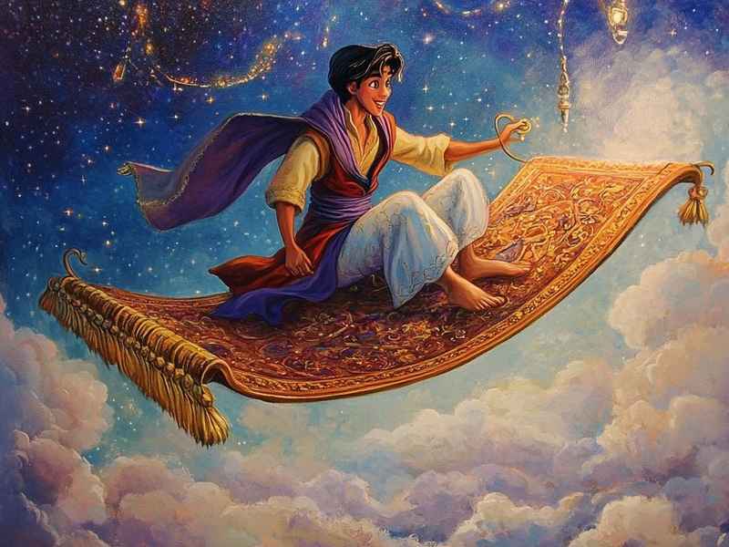 少儿故事睡前故事阿拉丁；宝宝睡前故事阿拉丁神灯