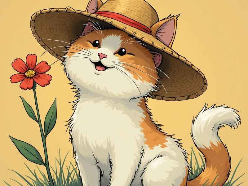 故事小花猫的油饼、故事小花猫的油饼图片