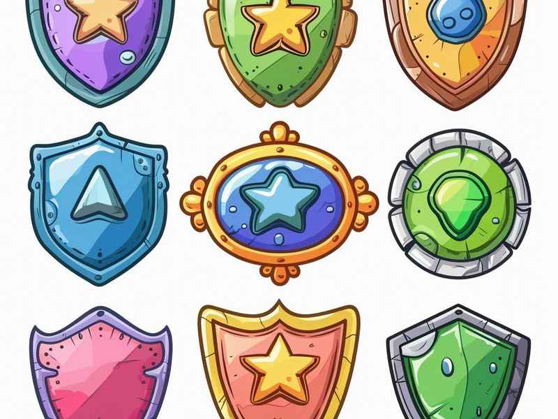 徽章图案儿童画 徽章儿童简笔画